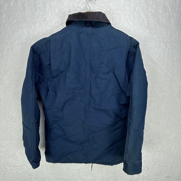 Carhartt Arctic Jacket‎ Nylon Quilt Lined Mens Small C03 NVY Navy Blue - Picture 2 of 15